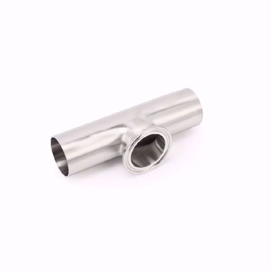 Automatic tube weld, short outlet clamp joint tee